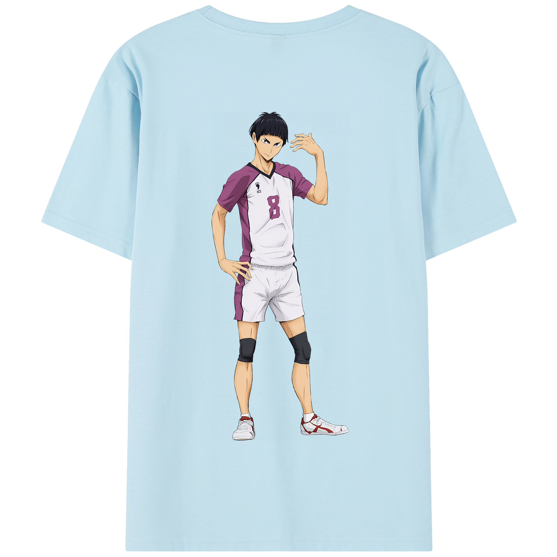 （画像用） ハイキュー!! Haikyu!! 綿100％半袖Tシャツ（背面プリント）